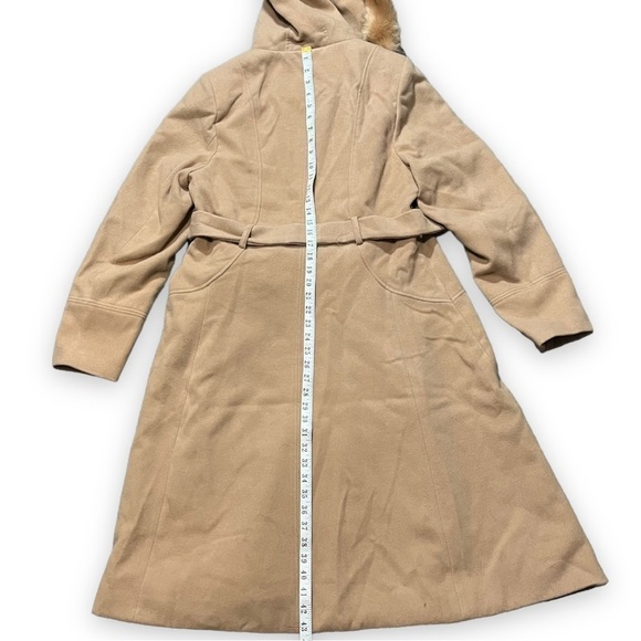 NWT City Chic Miss Mysterious Knee Length Hooded Coat sz 16 - Picture 11 of 14